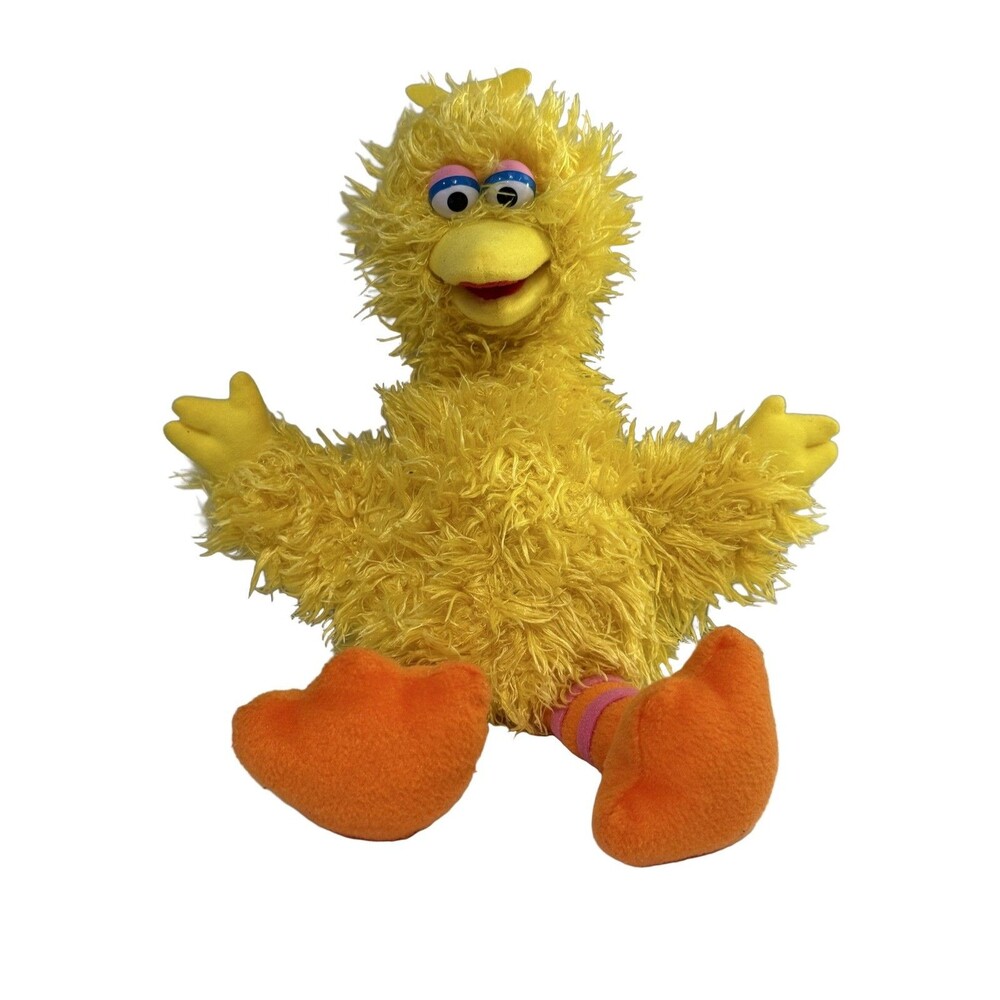 Sesame Street Big Bird Plush Toy 14 inch Yellow Washable 2022 SeaWorld
